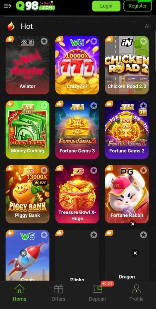 Q98 Game